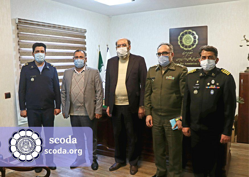 دیدار دکتر کوشا ریاست اسکودا با معاونت حقوقی و امور پارلمانی ارتش جمهوری اسلامی