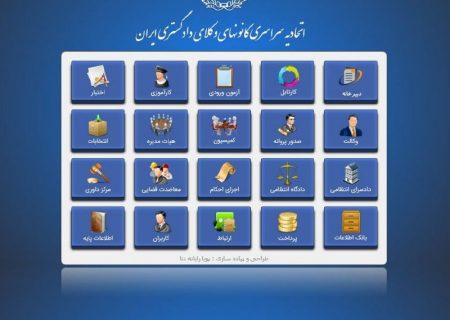 اقدامات و تغییرات انجام شده در نرم افزار اتوماسیون اداری کانون های وکلای دادگستری ایران در نیمه اول سال ۱۴۰۰