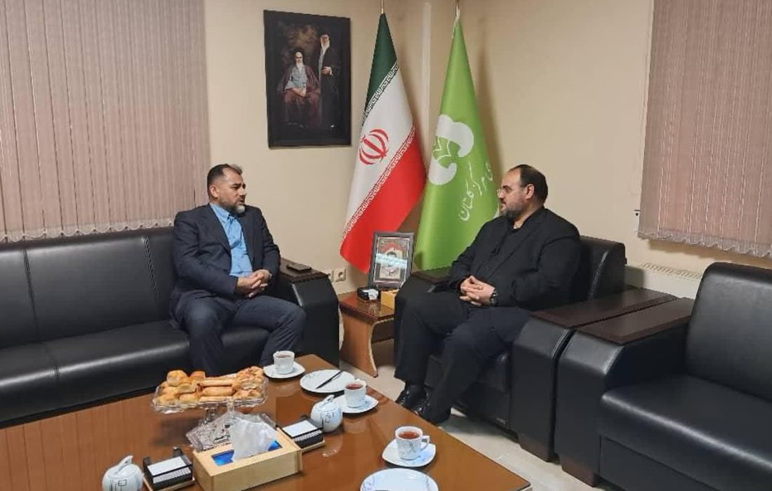 دیدار رییس کانون وکلای گلستان با مدیرکل صداوسیمای استان و بازدید از بخش خبر سیما