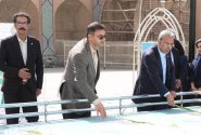 ادای احترام جامعه وکلای یزد به مقام شامخ شهدا به مناسبت هفته دفاع مقدس