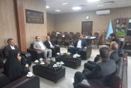 نشست هیأت مدیره کانون وکلای استان مرکزی با رئیس دادگستری شهرستان ساوه و  وکلای این شهرستان