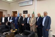 دیدار رئیس و اعضای هیأت مدیره کانون وکلای مرکز با رئیس کل دادگستری استان تهران